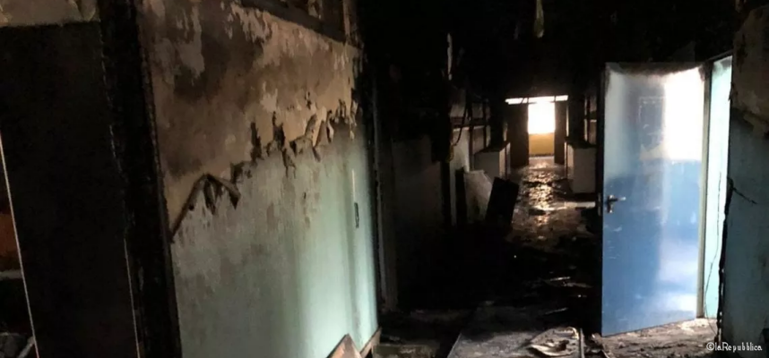 incendio dell'Istituto scolastico