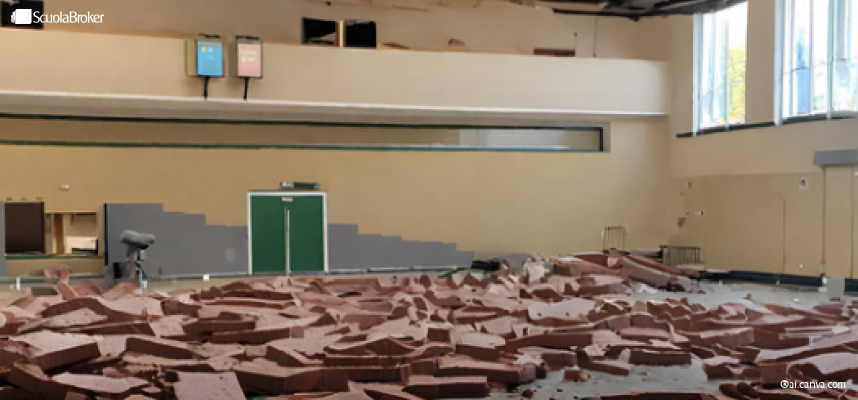 Crollo della palestra