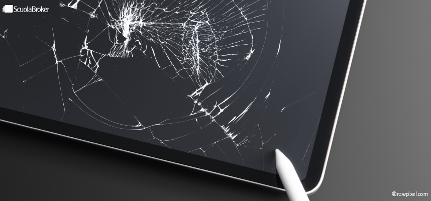 Computer del docente danneggiato