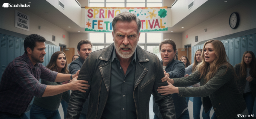 Ferisce un docente a scuola: condannato a 1 anno e 8 mesi