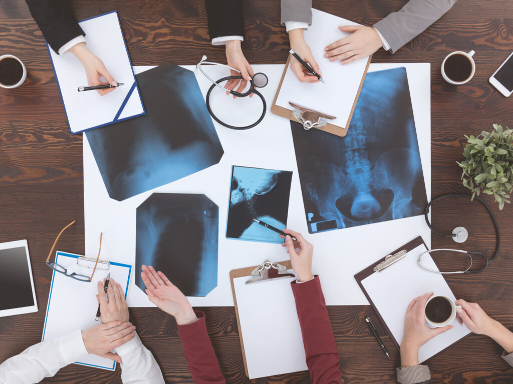 Doctors at medical conference