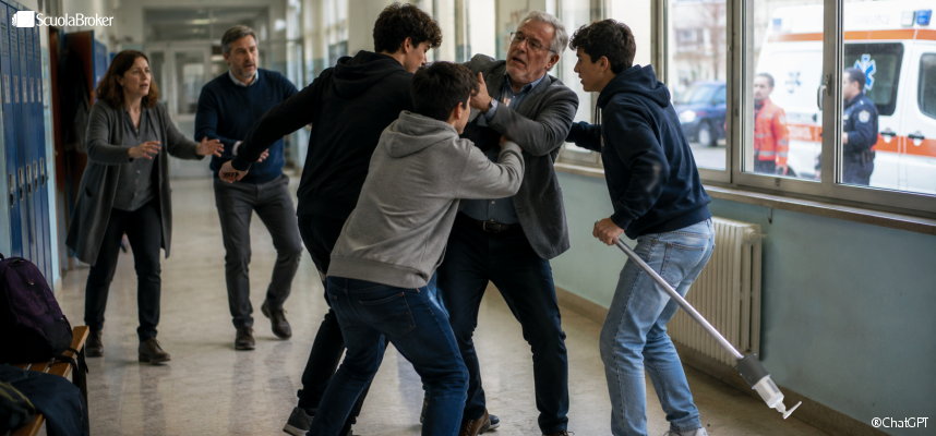 Docence ferito: responsabilità e assicurazione